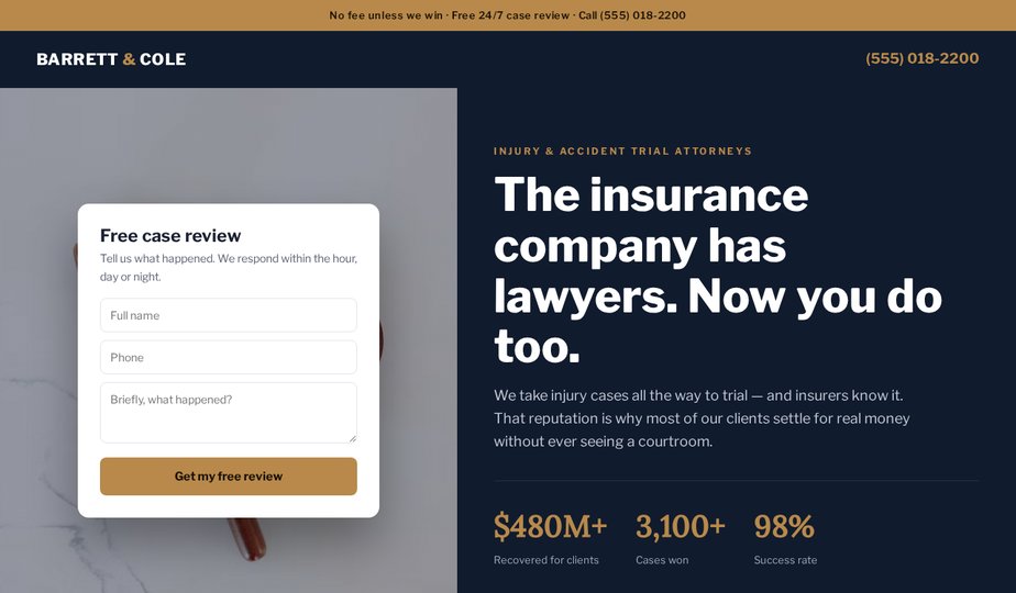 Barrett & Cole Trial Lawyers