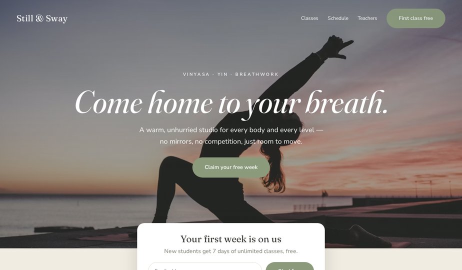 Still & Sway Yoga